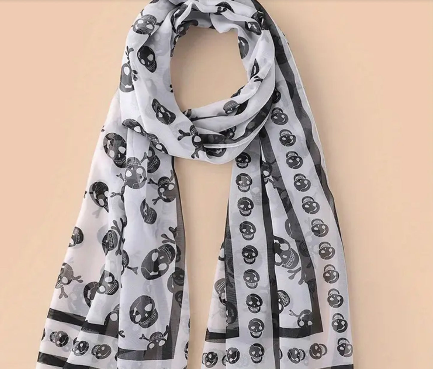 Skull scarf men/women