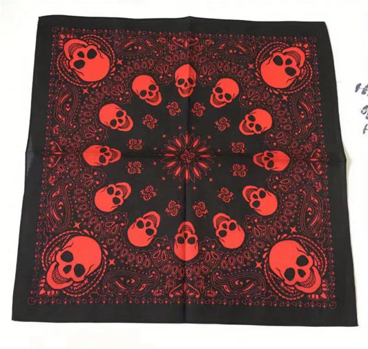 Men's Vintage Skull Bandana, Men's Accessories