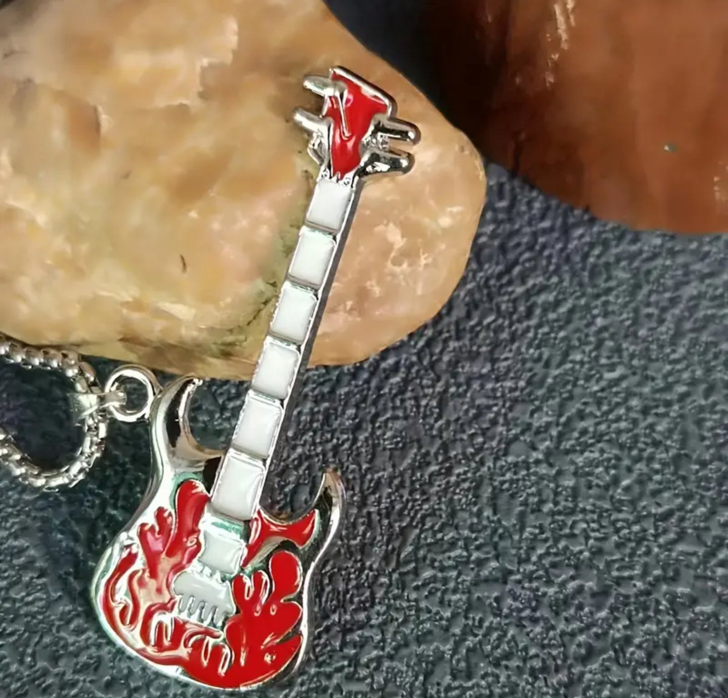 Guitar keychain